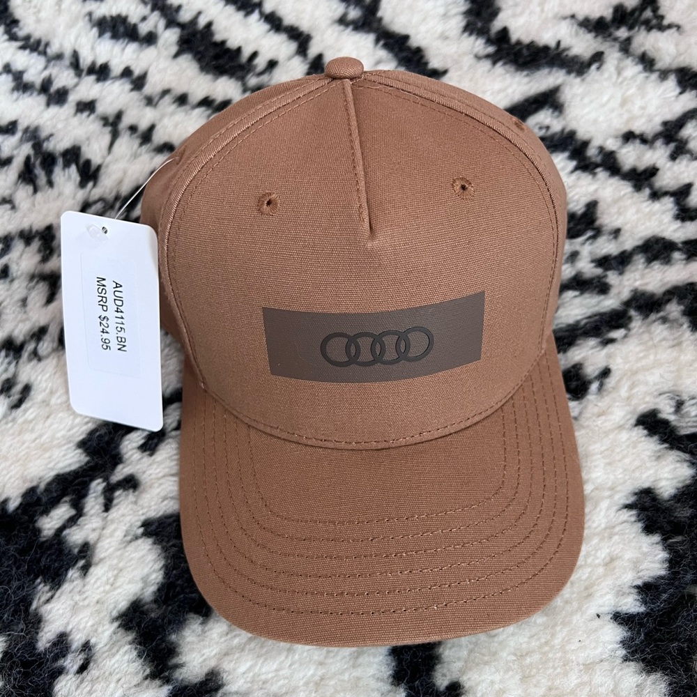 Audi Brown Cap with Logo